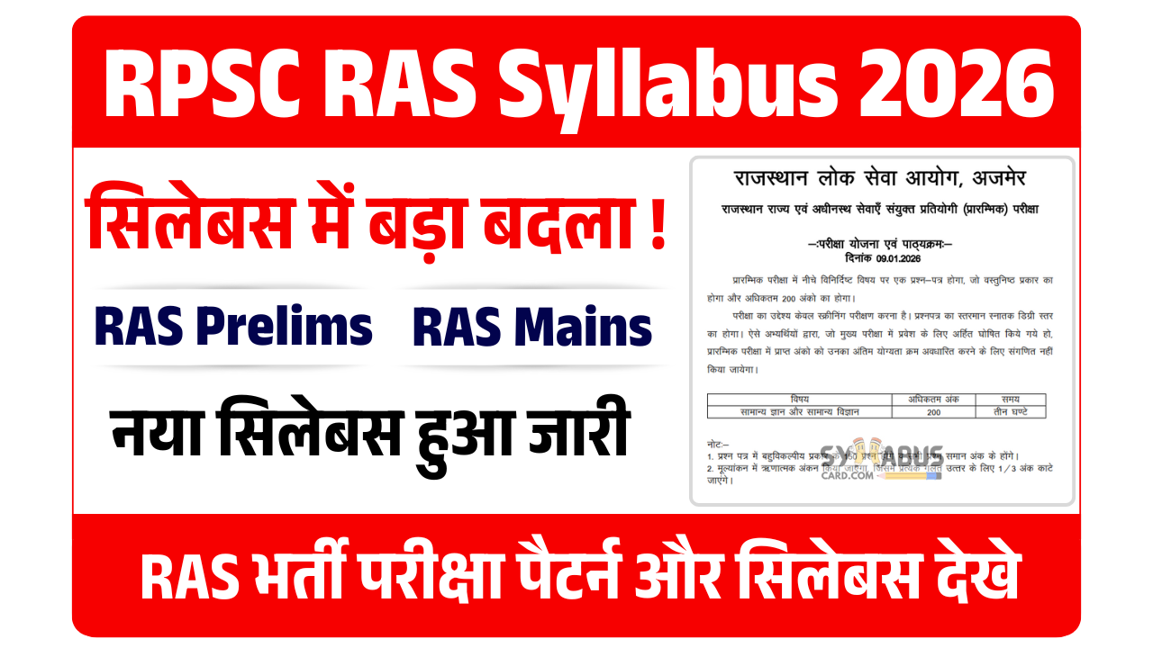 RAS Syllabus